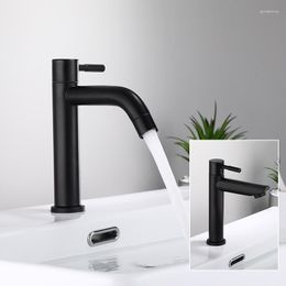 Bathroom Sink Faucets Stainless Steel Kitchen And Cold Water Single Hole Toilet Household Hand Wash Taps