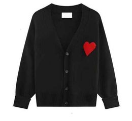 Maglione da uomo alla moda del progettista di Parigi Amis De Coeur Aron Love Cardigan jacquard per uomo e donna Spedizione gratuita