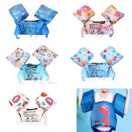 Sand Play Water Fun Children Life Vest Baby Swim Rings Puddle Jumper Baby Child Life Jacket 2-6 years old boy girl Swim Practise vest form Polyester 230621