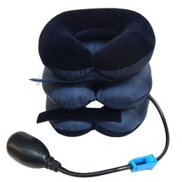 Other Massage Items Air Inflatable Cervical Collar Neck Traction Tractor Support Massage Pillow Pain Relief Relax Health Care Neck Head Stretcher 230620