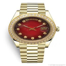 B236 The master design Designer watches Luxury watch Movement watches gold stainless steel case diamond ring 41MM leopard red 2162