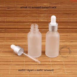 5pcs/Lot High Quality Empty Glass 30ml Essential Oil Bottle Frosted Dropper Pot 1OZ Women Cosmetic Container Small Packaginghigh qty Mgdqk