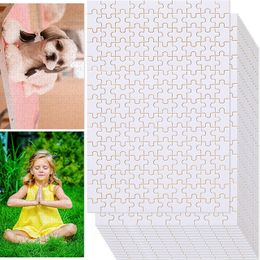 Blank Sublimation Puzzle Party Heat Transfer Paper Wooden Puzzle Photo Handmade 10x15cm Wholesale