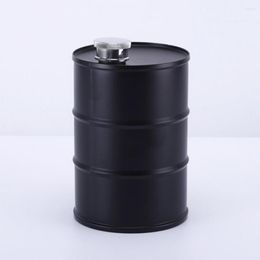 Hip Flasks Convenient Stainless Steel Flagon Food Grade Oil Barrel Leak-proof Liquor Flask Whisky Jug Oil-carrying
