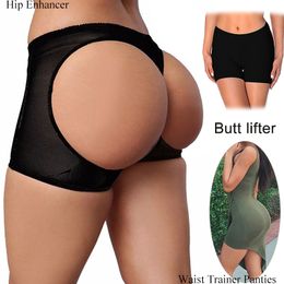 Waist Tummy Shaper Butt Lifter Panties Shorts Lift Underwear Brief Body Sexy Ass Push Up Panty Buttock Open Hip Booty 230621