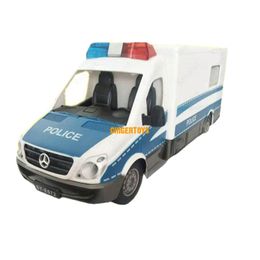 Double E 1:18 Children's Remote Control Police Car Toy for kids birthday gifts.