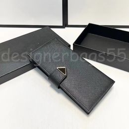 Fashion Long Wallets Designer Classic Black Blue Rose Red Woman Clutch Genuine Leather Man Grain Cowhide Credit Card Holder