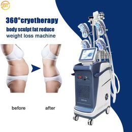 Newest 360° Cool Sculpting CRYO Cryolipolysis Fat Freeze Slimming Machine Freezing Cryotherapy Device Slim Fat Reduction Body shaping Weight Loss Beauty Equipment