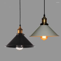 Pendant Lamps D22cm High Quality Indoor Metal Lamp Loft Northern Europe American Vintage Retro Country Light