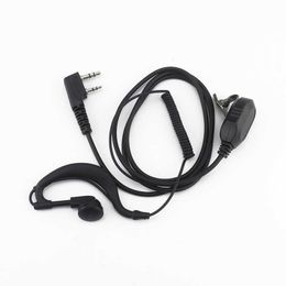 Guotong curve walkie talkie earphone cable walkie talkie universal high-end earhook tensile earphone Baofeng 5R