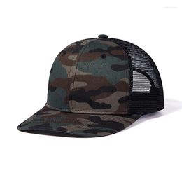 Ball Caps Cap Snapback Men Summer Sun Beach Protection Mesh Adjustable Flat Breathable Dad Hat Sports Accessory For Teenagers