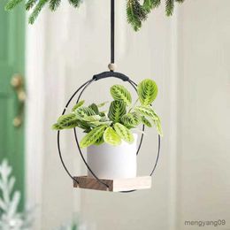 Planters Pots Plant Hanger Flower Pot Display Rack Metal Hanging Plant Holder Indoor Plants Hanging Flower Pot Display Holder Garden R230621