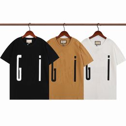 Mens T Shirt Tshirt Casual Summer Man Womens Trend Tees Letters Letter Print Classic Short Sleeves Top Luxury Men Quality Clothes CHD2306216