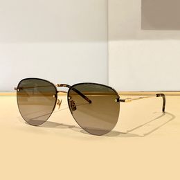 Classic Pilot Sunglasses Gold Metal Frame Green to Brown Gradient Men Women Sunnies Gafas de sol Designer Sunglasses Occhiali da sole UV400 Protection Eyewear