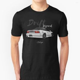 Men's T Shirts Silvia S13 200Sx 240Sx ( White ) Short-Sleeved T-Shirt Harajuku Hip-Hop Tee Tops Cars Automotive Automobile Stance