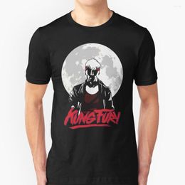 Men's T Shirts Kung Fury - Moon Short-Sleeved T-Shirt Harajuku Hip-Hop Tee Tops 80S Fu Cop Movie Movies Indie