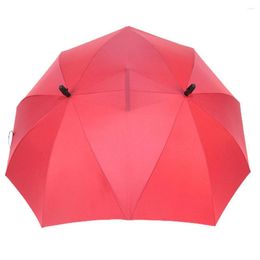 Umbrellas Unique Double Top Umbrella Windproof Manual Closing Romantic Atmosphere Shade