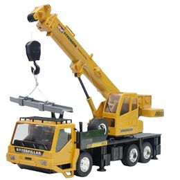 Big 1/14 RC Hoist Crane Engineering Car Model Toy Remote Control Freight Elevator toy for children Birthday Gift