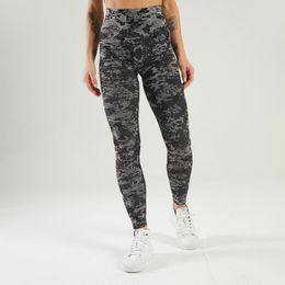 Active Pants Women Camouflage Seamless Yoga Push Up Leggings Athletic Fitness Legging High Waist Sports Tight Workout