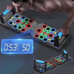 Push-Ups Stands Foldable Push-Up Board At Home Push Up Exercise Portable Sport Fitness Equipment Abdominal Biceps Brachii Muscle Chest Training 230620