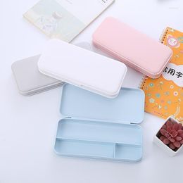 1Pcs Kawaii Pencil Box Macaroon Gift Estuches School Case Pencilcase Bag Supplies Stationery