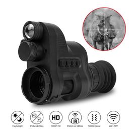 Hunting Cameras Henbaker NV710 940nm IR Night Vision Scope 5000Joule Sight 850nm Red Dot Riflescope Recorder WIFI APP 230620