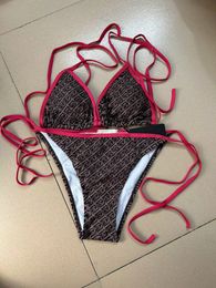 Summer Beach Sunshine Women's Swimwear swimsuit designer high-end luxury Bikini letter Diamond Stitching sexy one-piece swimsuit two-piece bikinis #012