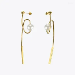 Dangle Earrings Enfashion Star Trails Stainless Steel Gold Colour For Women Long Earings Jewellery Wholesale 181069