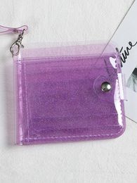 Card Holders Clear Jelly Wallet PVC Holder With Lanyard Exquisite And Beautiful Smooth Odourless Durable Soft For Weddings Various Partie