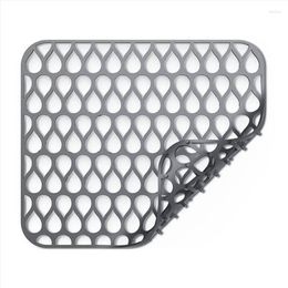 Table Mats Silicone Sink Protectors For Kitchen Folding Non-Slip Mat Grid Bottom Of Stainless Steel Porcelain 1Pcs