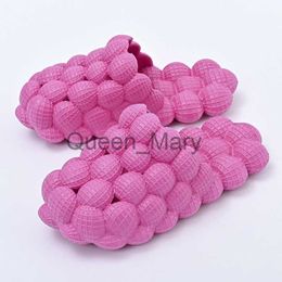 Slippers Women Summer Slippers Funny Bubbles Balls Soft EVA Couple Young Massage Slipper Female Home Street Shoes Ladies Fashion Slides J230621