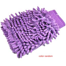 Other Home Garden 1pc Double Sided Mitt Microfiber Chenille Car Window Washing Hand Gloves Dust Cleaner Household Cleaning Towel Tool 230620