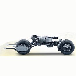 338 Pieces Superhero Series Bat Mobile Bat Pod Compatible The Tumbler Building Set Block Toy 7115 220715274Y