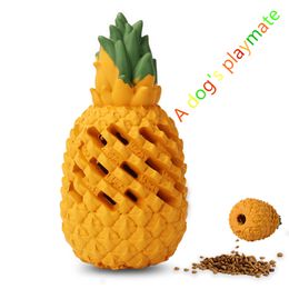 Dog Chew Toys for Aggressive Chewer, Tough Dog Dental Chews Toy, Indestructible DogToys for Large Dogs Puppy Chew Toys,Pineapple