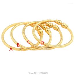 Bangle Adixyn Dubai Gold Baby Jewellery For Boys Girls18K Colour Ethiopian Kids Bangles Bracelet Raym22