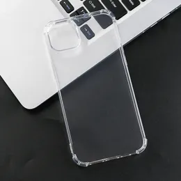 Shockproof Transparent Soft TPU Case Clear Phone Cases For iPhone 15 14 13 Pro Max 12 Mini XS Max XR 8 7 6S Protective Cover