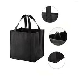 Storage Bags 15x9.5x13in Large Fabric Bag Picnic Lunch Foldable Ice Pack Portable Food Grocery Drink Carrier Delivery Functional