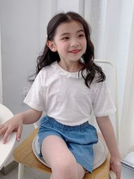 T shirts BP2023 Girls T shirt Cherry 100 Cotton Breathable Fabric For Summer 230620