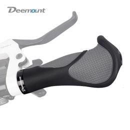 Bike Handlebars Components Deemount Comfy Cycling Hand Grips Black Grey Dual Colour Tone Grip Handlebar End Sheath Casing Rest Good Fit to Palm 230621