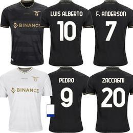 2023 Lazio Immobile soccer Jerseys 2024 10th Anniversary BASTOS SERGEJ BADELJ LUCAS J.CORREA ZACCAGNI MARUSIC kids kit football shirt