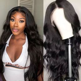 13x4 Lace Front Human Hair Wigs Brazilian Body Wave Frontal Wig for Women 32 32Inch Preplucked 13x4 Loose Wave Human Hair Wigs