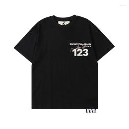 Men's T Shirts Frog Drift Vintage LOGO RRR123 Loose Oversize Summer Fashion Streetwear T-shirt Tee Tops Men