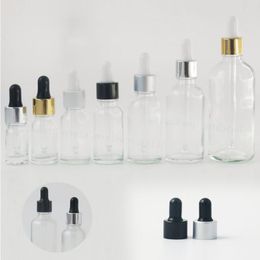 200 x 1/2oz Clear Glass Dropper Bottles 1oz Transparent Oil Glass Piepette Dropper Container 5ml 10ml 20ml 30ml 50ml 100ml Ebotv