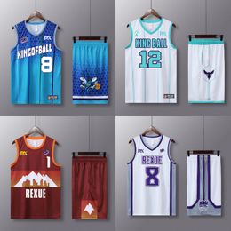 Other Sporting Goods Plus Size Men Basketball Jersey Suit Custom Quick Dry 2 Piece Tank Top Shorts Sportswear Breathable Basketball Uniform Sets 230620