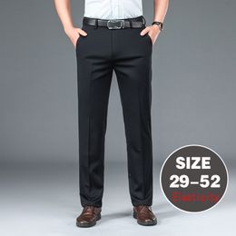 Mens Pants 10XL Oversize Business Men Fit Stretch Formal Trousers Husband Elegant Suits Dress Social Casual 230620