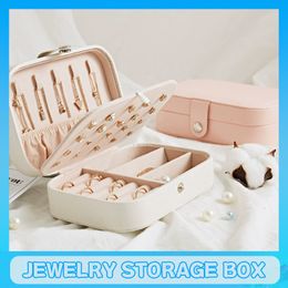 Jewellery Boxes Medium Size Jewellery Storage Ring Jewel Box Double Layer Portable Large Capacity Jewellery Box Jewellery Storage Box 230620