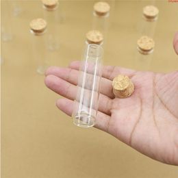 24 pieces 20ml 22*80mm Cork Vial Glass Bottles Test Tube Stopper Mini Spice Container Tiny DIY Jars Small glass Bottlehigh qualtity Plplr