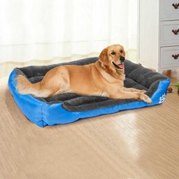 WHPC Dog Bed Warm Beds For Dogs Waterproof Soft Pet Washable House Cat Puppy Kennel Christmas Gift 3XL