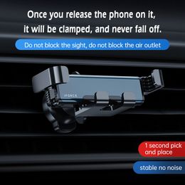 Ossky G2 Gravity Car Phone Holder Air Vent Clip Mount Mobile Cell Phone Stand In Car GPS Support For iPhone 13 12 Pro