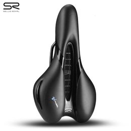 Bike Saddles SELLE ROYAL Italy Cycling MTB Bicycle Rail Hollow Saddle Breathable Soft ROYALGEL Silica Gel Cushion Part Seat 230621